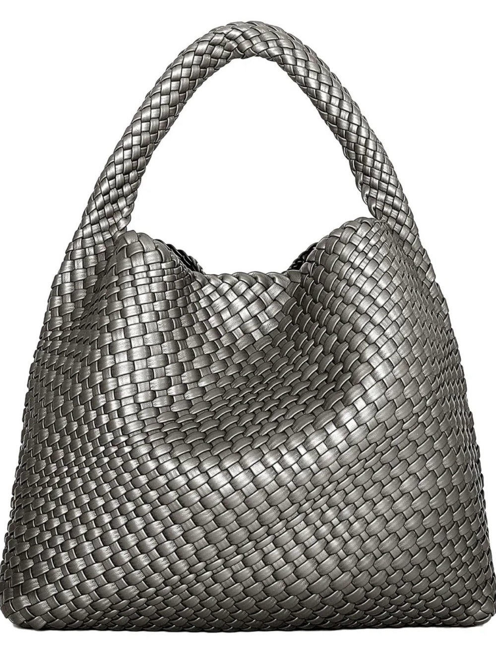 Designer Inspired Hobo Tote Bag with Cosmetic Pouch and Dust Bag
